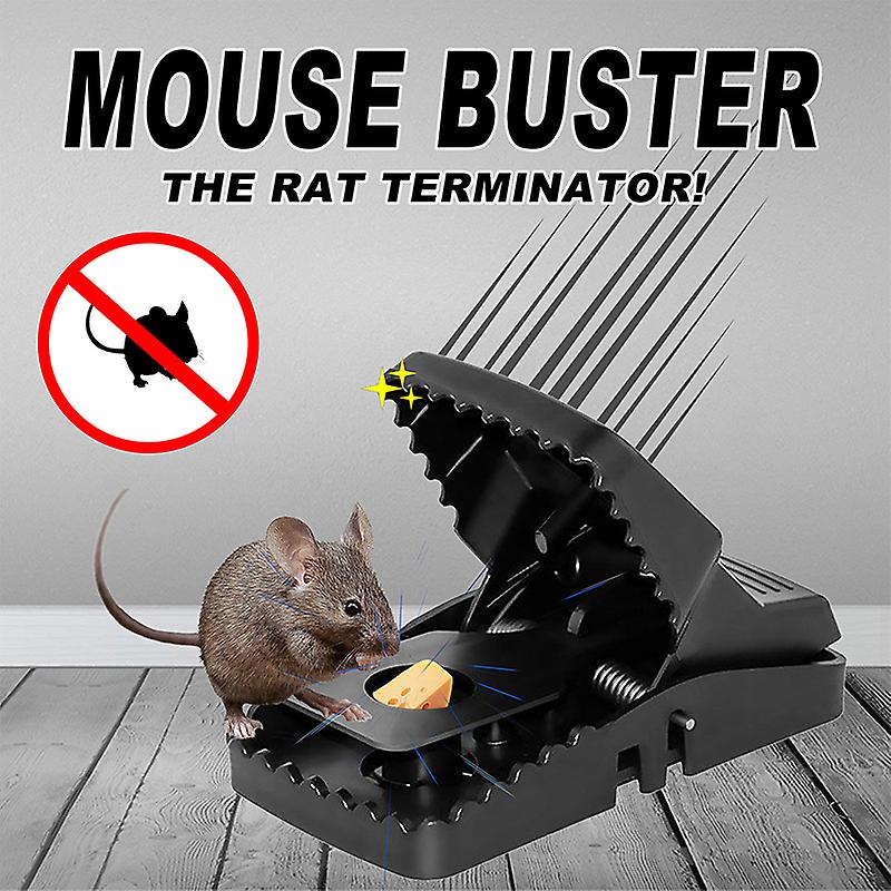 Heavy-Duty Black Mouse Trap ππ₯ | Safe, Reusable & Powerful Grip